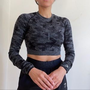 Gymshark Camo Crop Top